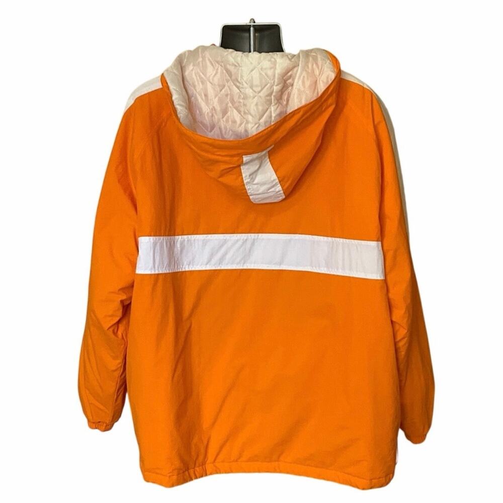 Tennessee Volunteers NCAA Jacket Mens 2XL Orange White Pullover Anorak Hooded - Picture 4 of 9